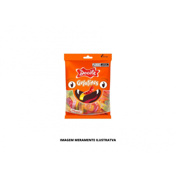 BALA - DOCILE - 80g GELATINA COBRINHAS